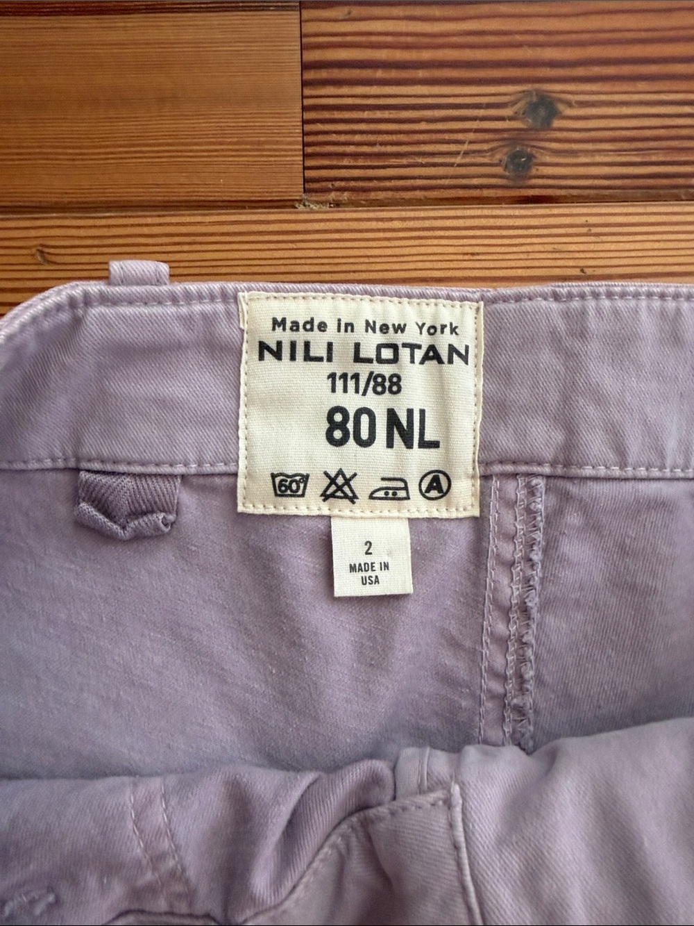 Nili Lotan | Lilac Cargo Joggers - Size 2
